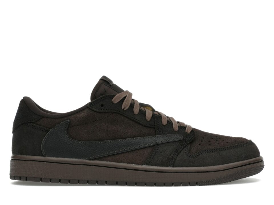 Air Jordan 1 Retro Low OG SP Velvet Brown collab Travis Scott Sneakers - DM7866-202