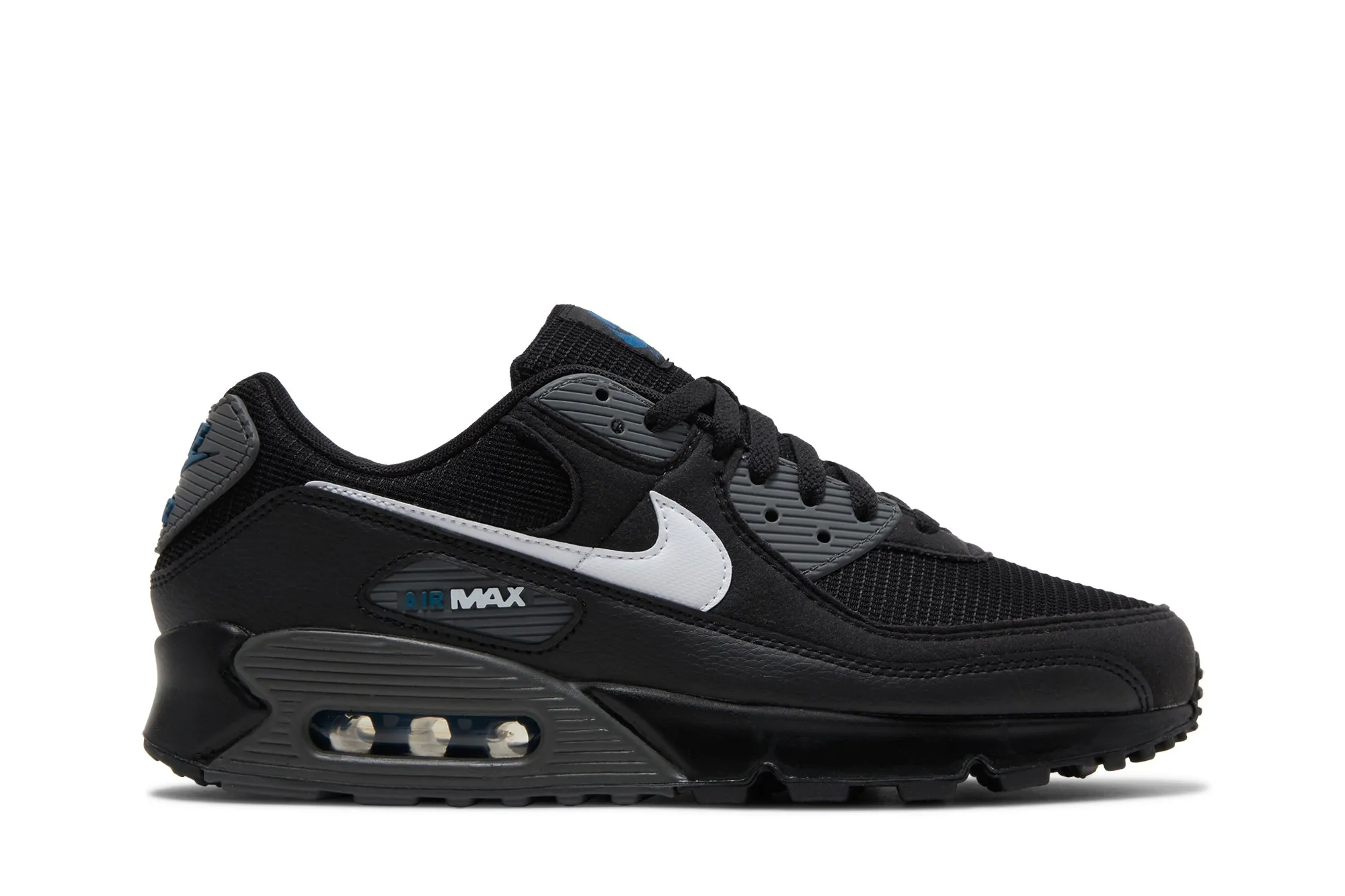Air Max 90 'Black Iron Grey Marina' Sneaker Style DR0145-002