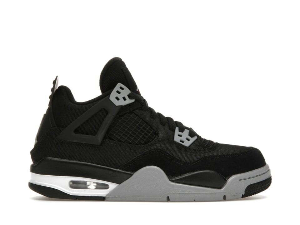 Air Jordan 4 Retro SE GS Black Canvas (Grade-Schooler) Sneaker Style DV0553-006