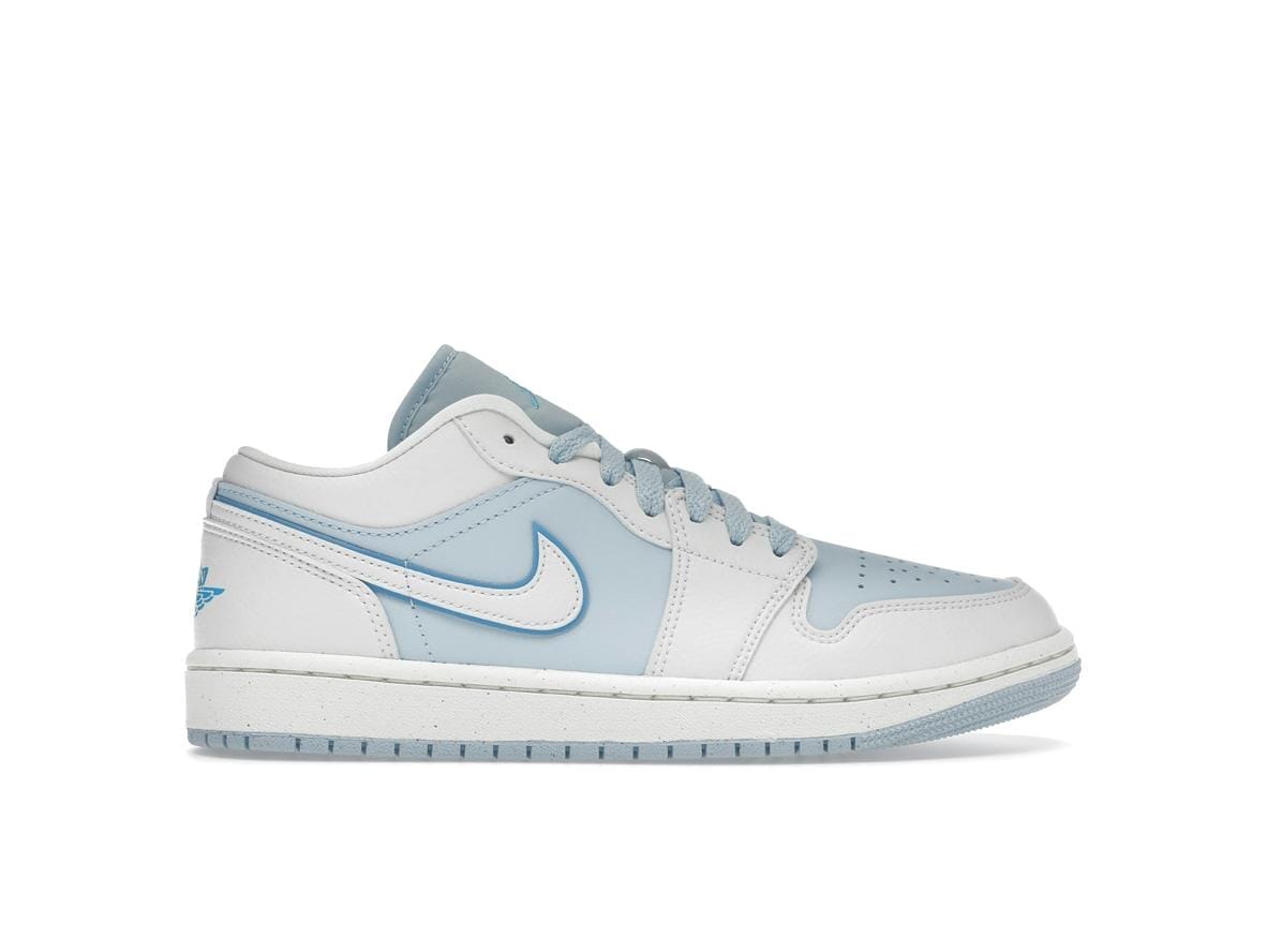 Women's Air Jordan 1 Low SE Reverse Ice Blue Shoes | DV1299-104