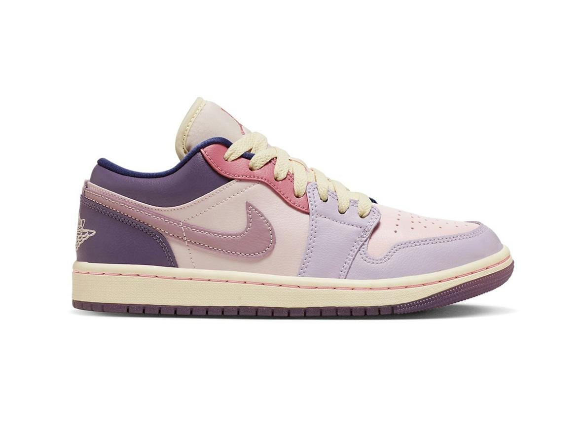 Jordan 1 Low Pastel Purple Women's Sneakers (DZ2768-651 Release)