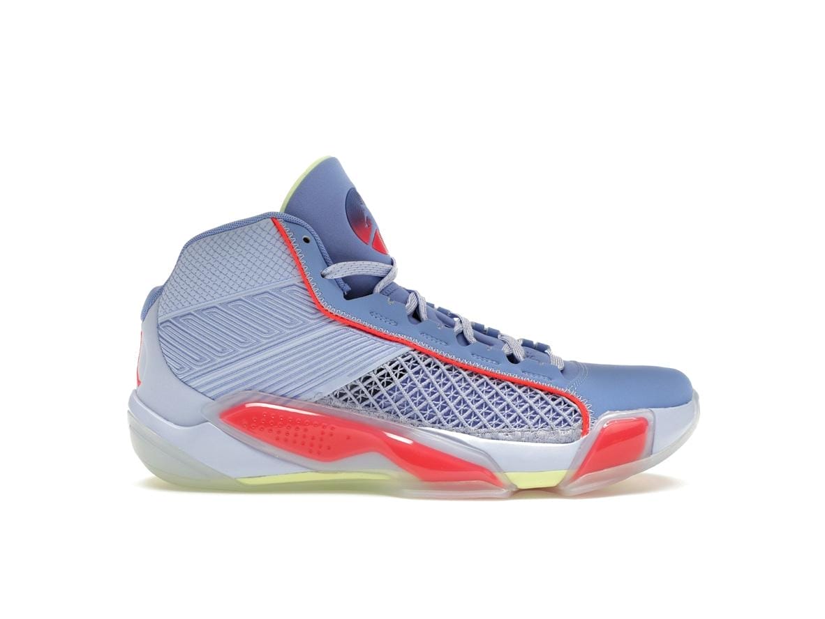 Jordan 38 Fadeaway Light Marine Blue Sneakers - Style DZ3356-500