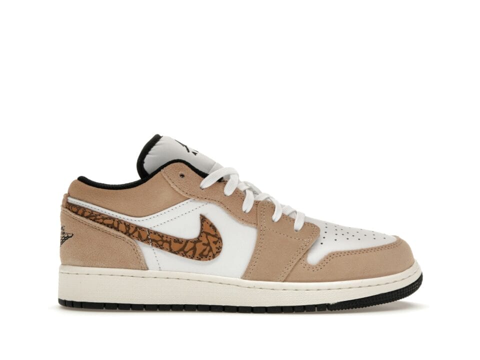 Air Jordan 1 Low SE Brown Elephant (GS) Sneaker Style DZ5368-201