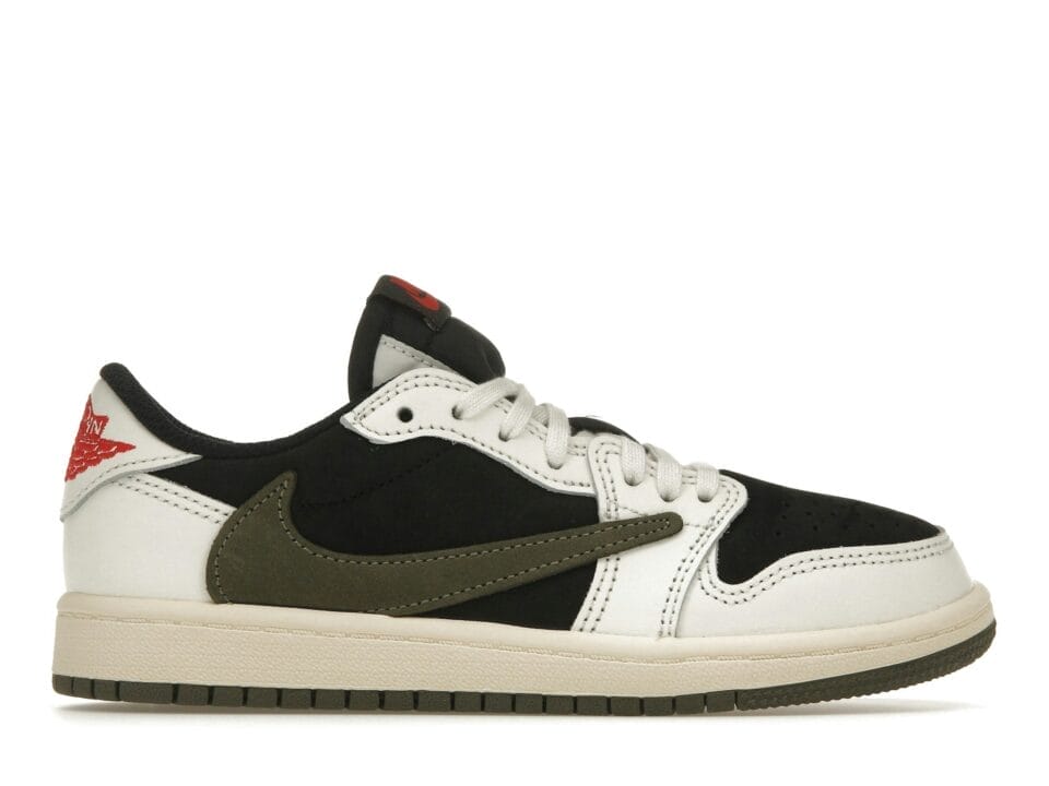 Air Jordan 1 Retro Low OG SP Travis Scott Olive (PS) Sneaker Style DZ5909-106