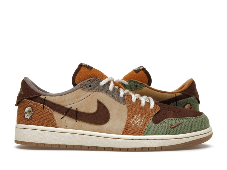 Air Jordan 1 Retro Low OG Zion Williamson Voodoo Shoes | DZ7292-200