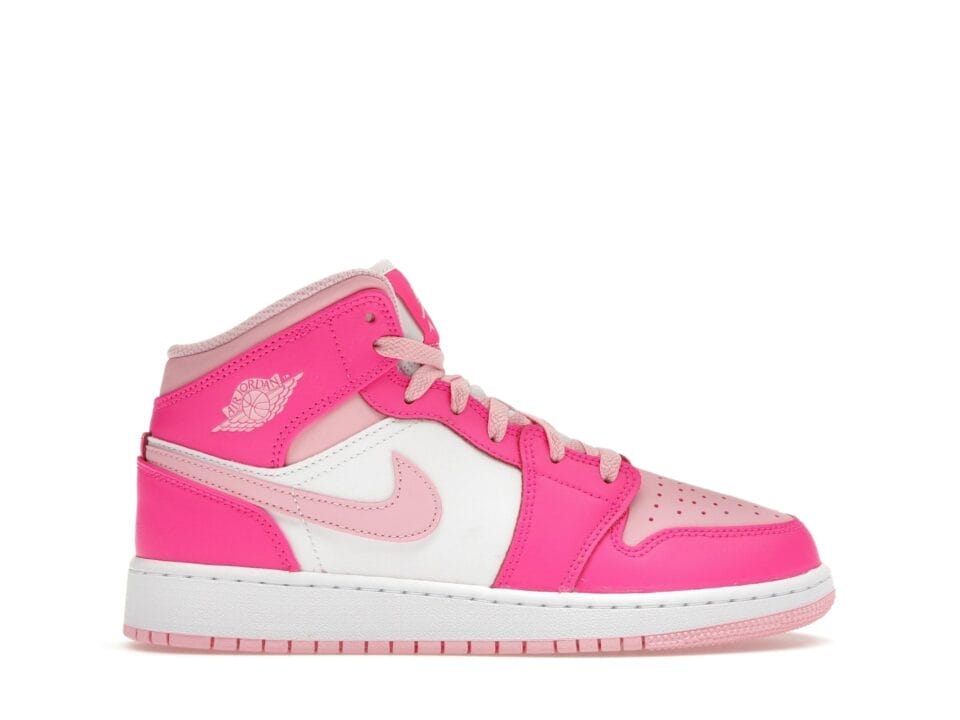Air Jordan 1 Mid GS Fierce Pink (Grade-Schooler) Sneakers - FD8780-116