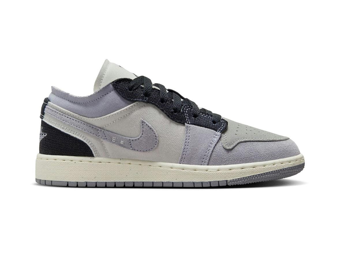 Jordan 1 Low SE Craft Tech Grey Black (GS) Sneakers (FD9088-002 Release)