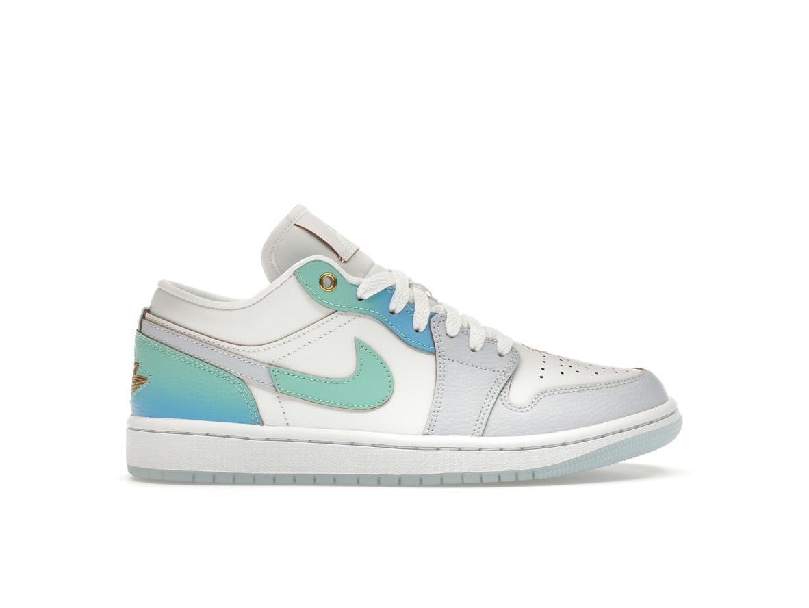 Women's Jordan 1 Low SE Emerald Rise Sneakers | Style Code FN8899-131