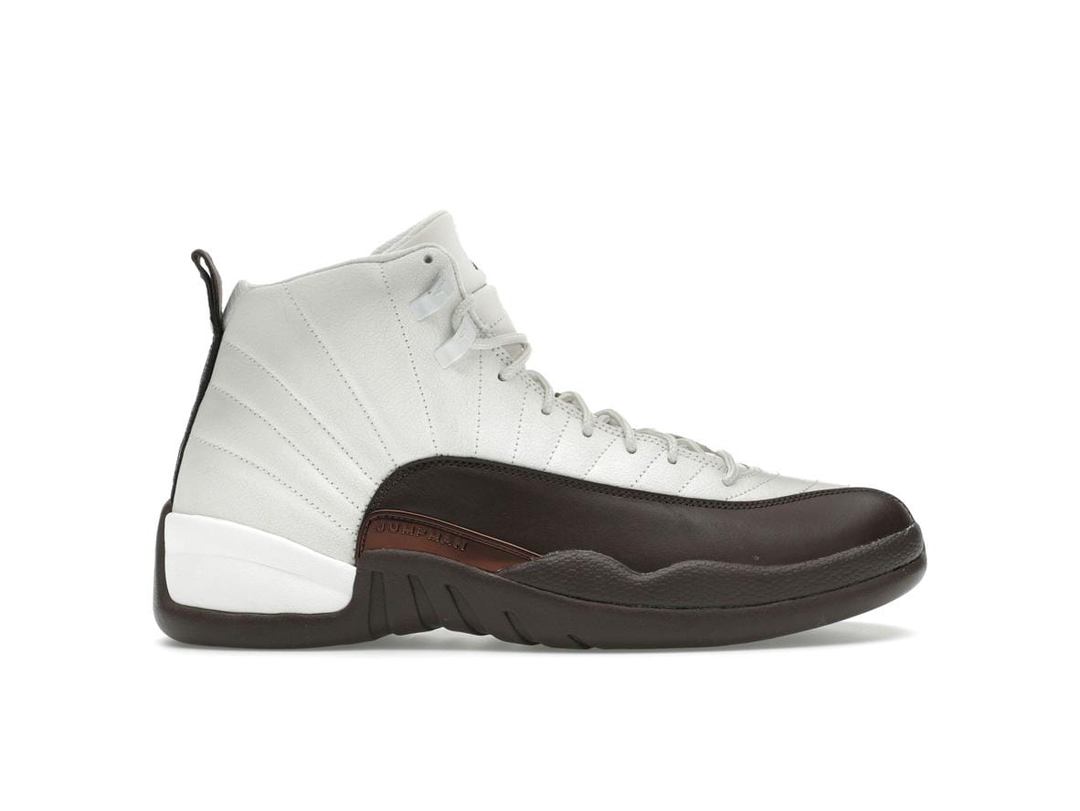 Jordan 12 Retro SP SoleFly Cafecito White Baroque Brown Sail Sneakers - FZ5026-100