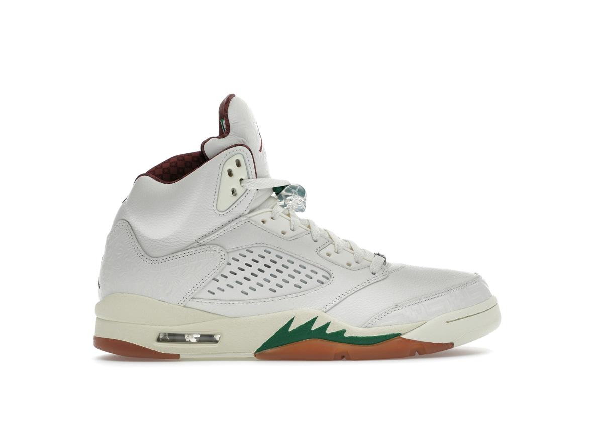 Air Jordan 5 Retro El Grito Sail Sneakers - Style HF8833-100
