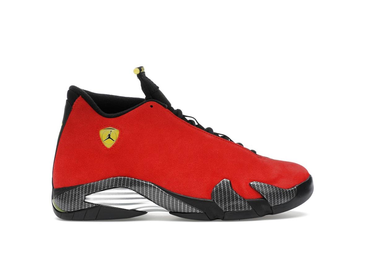 Jordan 14 Retro Ferrari (2025) Challenge Red/Black/Yellow Sneakers - IF5015-600