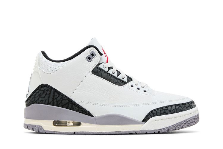 Air Jordan 3 Retro Cement Grey Sneaker Shoes - Style CT8532-106