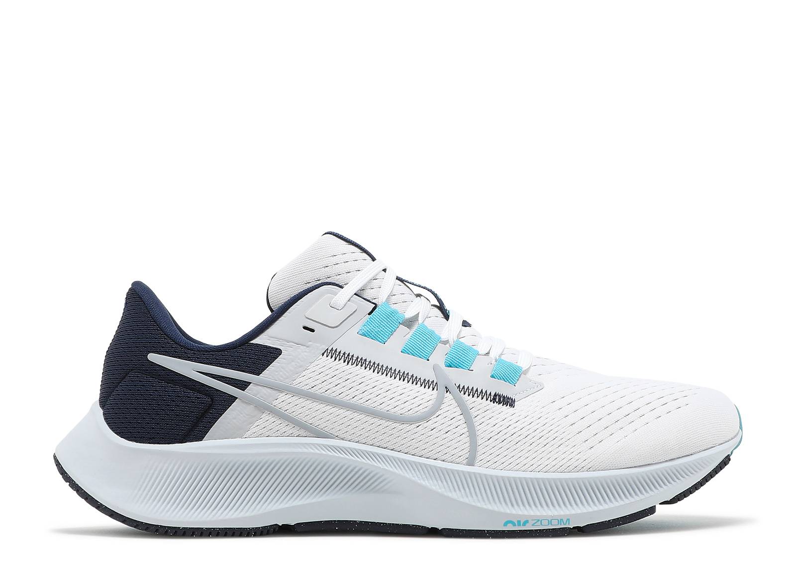 Nike Air Zoom Pegasus 38 'White Midnight Navy' Sneakers - CW7356-101