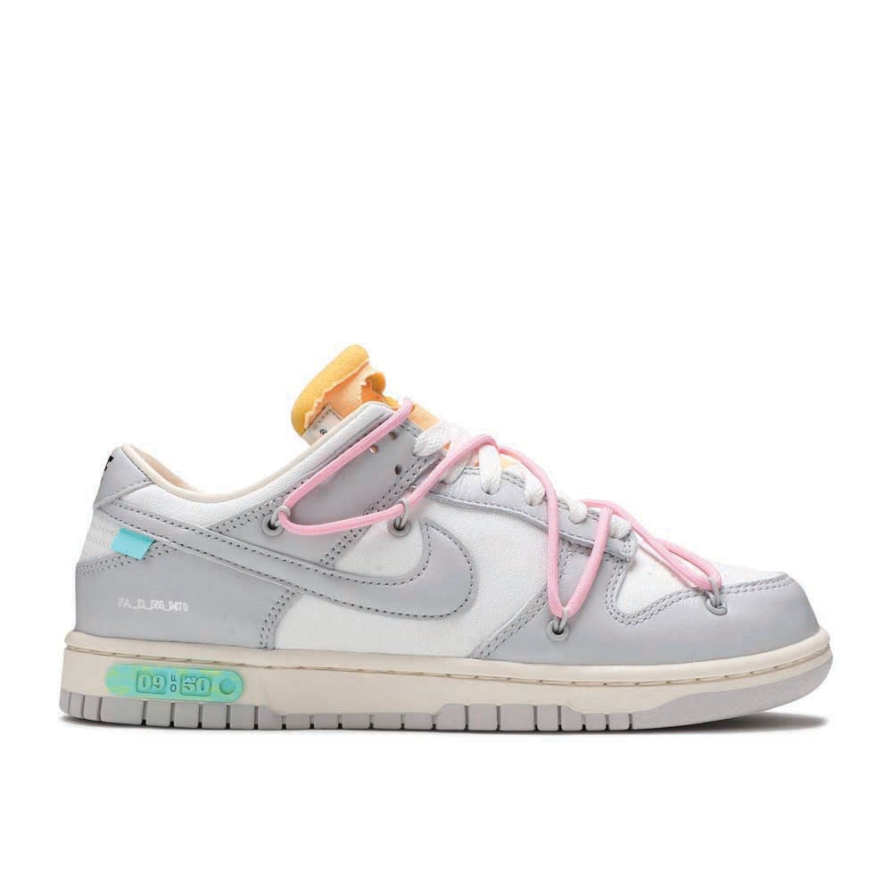Nike Off-White X Dunk Low Lot 09 Of 50s Collaboration Sneaker Style DM1602-109