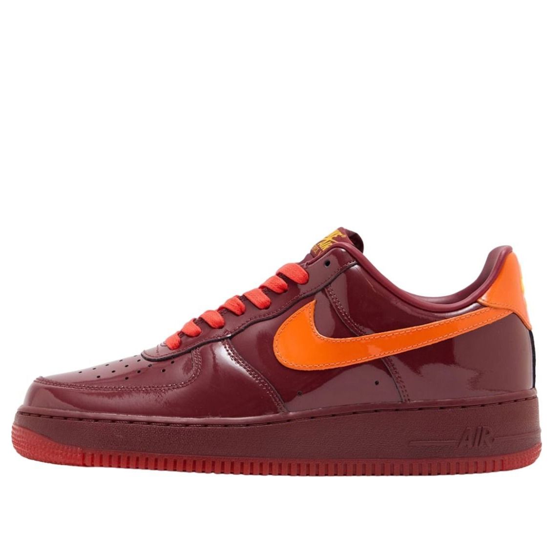 Nike Air Force 1 Low QS Patent Leather Dark Team Red IO4489-601 - Boogor