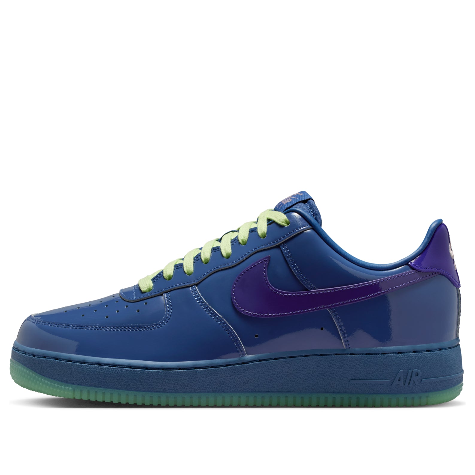 Nike Air Force 1 Low QS Patent Leather Mystic Navy IO4489-400 - Boogor
