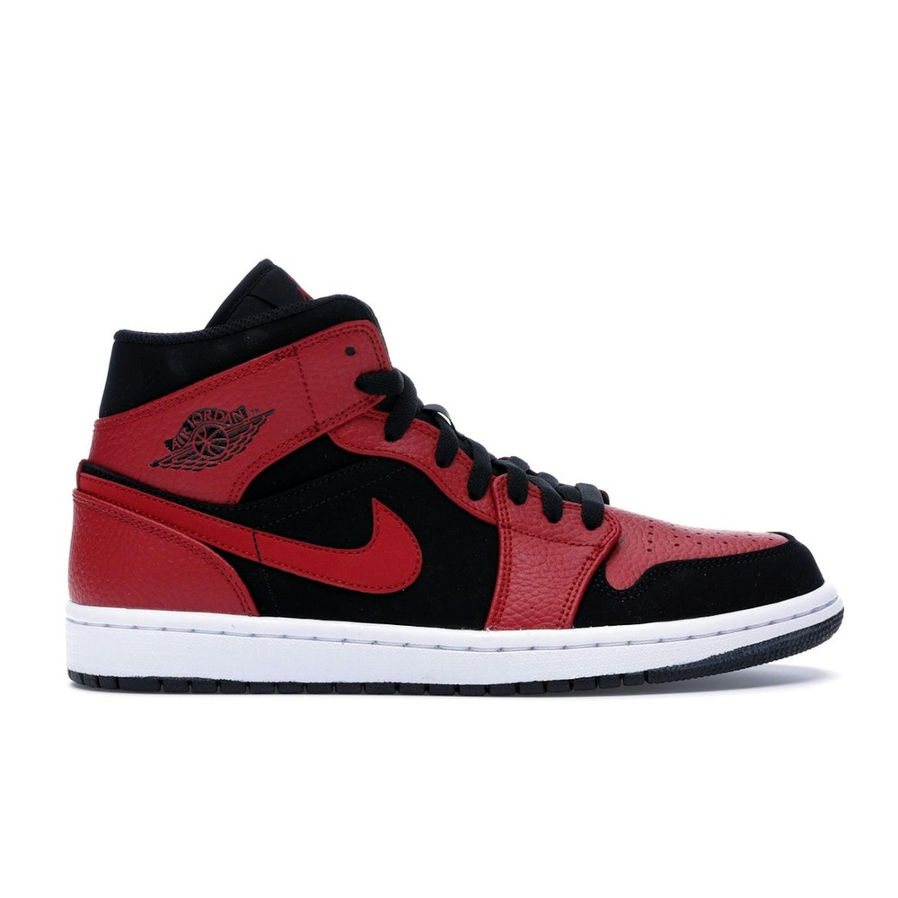 Air Jordan 1 Mid Bred Shoes | 554724-054