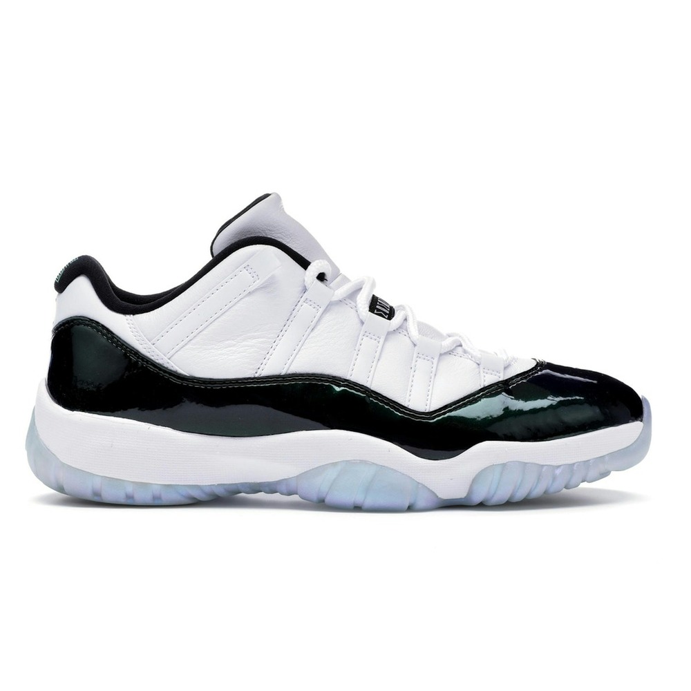 Air Jordan 11 Retro Low Emerald Shoes | 505835-145