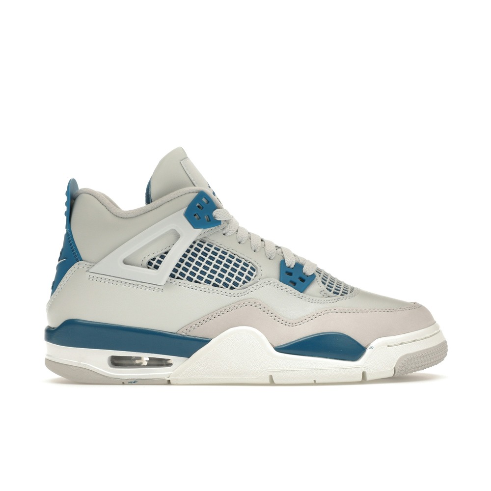 Air Jordan 4 Retro GS Military Blue (Grade-Schooler) Shoes | 408452-105