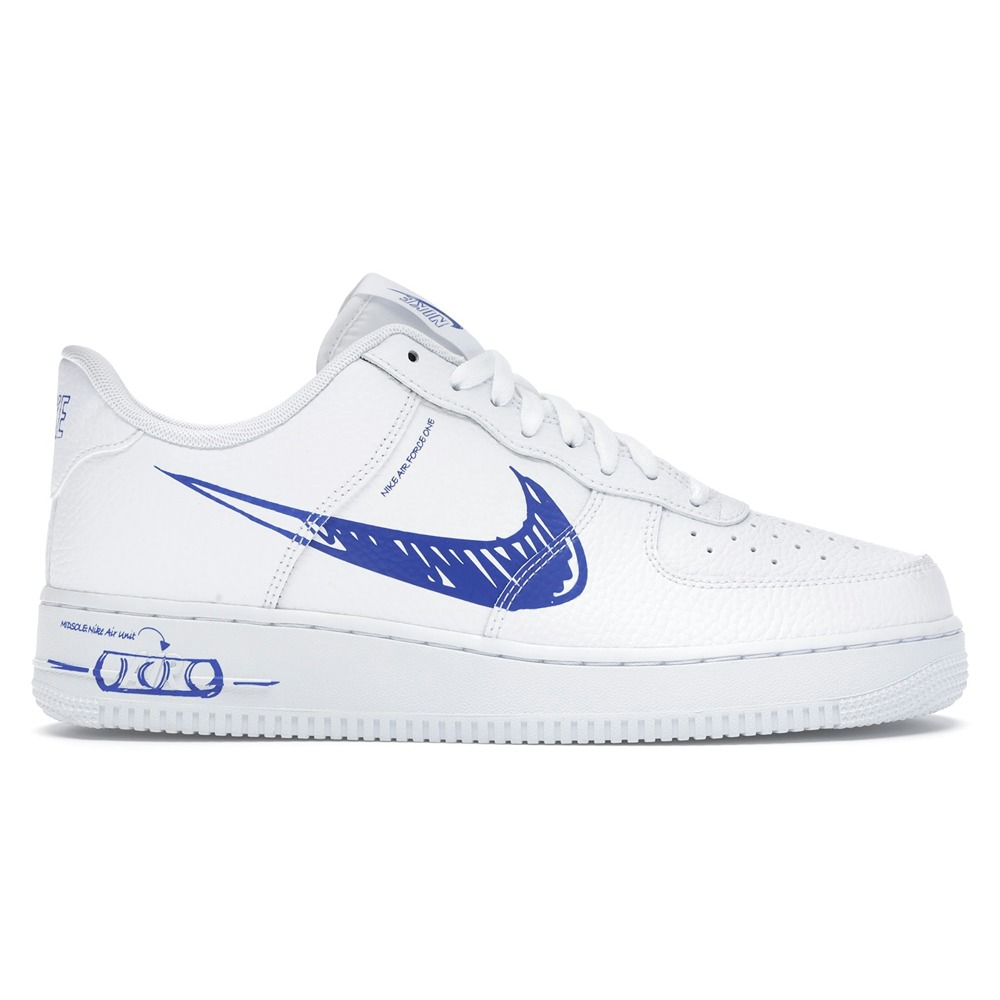 Nike Air Force 1 Low Sketch Shoes | CW7581-001