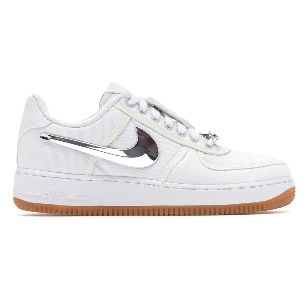 Nike Air Force 1 Low White collab Travis Scott Shoes | AQ4211-100