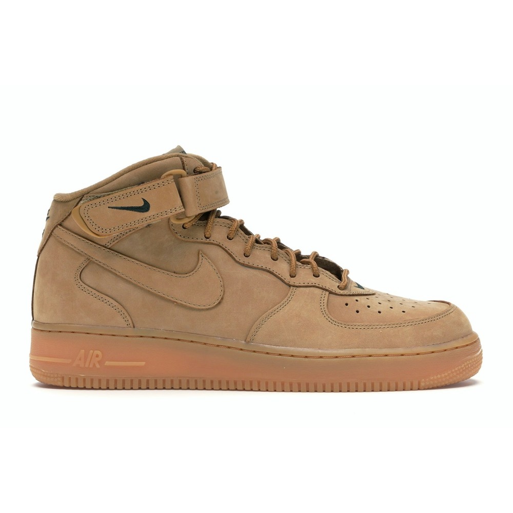 Nike Air Force 1 Mid 07 Premium QS Flax Shoes | 715889-200