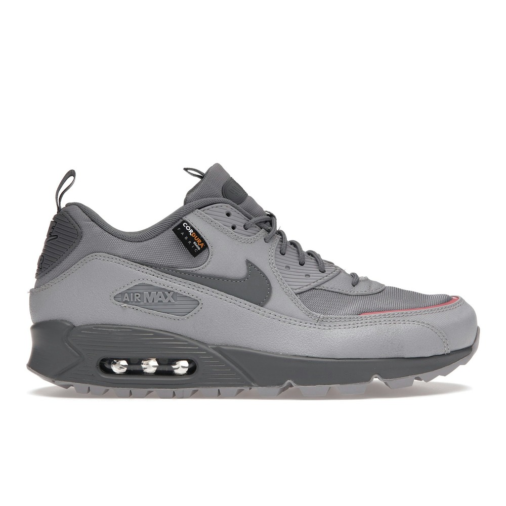 Nike Air Max 90 Surplus Wolf Grey Pink Salt Sneakers - DC9389-001