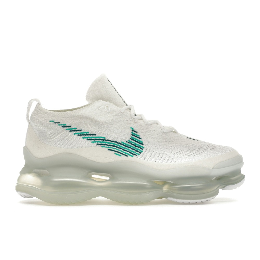 Nike Air Max Scorpion Flyknit White Clear Emerald Shoes | DJ4701-100