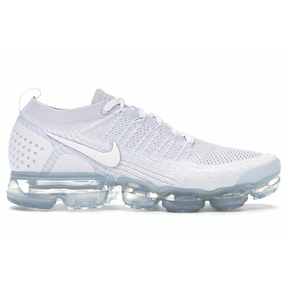 Nike Air VaporMax Flyknit 2 Pure Platinum Sneaker Style 942842-100