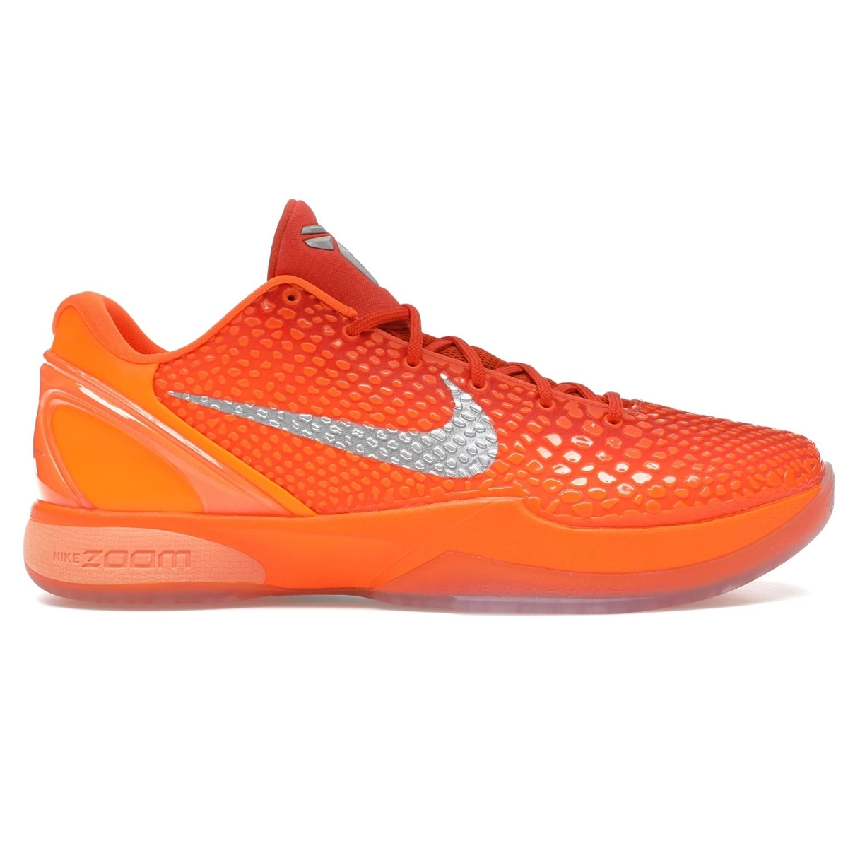 Nike Kobe 6 Protro Total Orange-Metallic Silver Sneaker Style IH1871-800