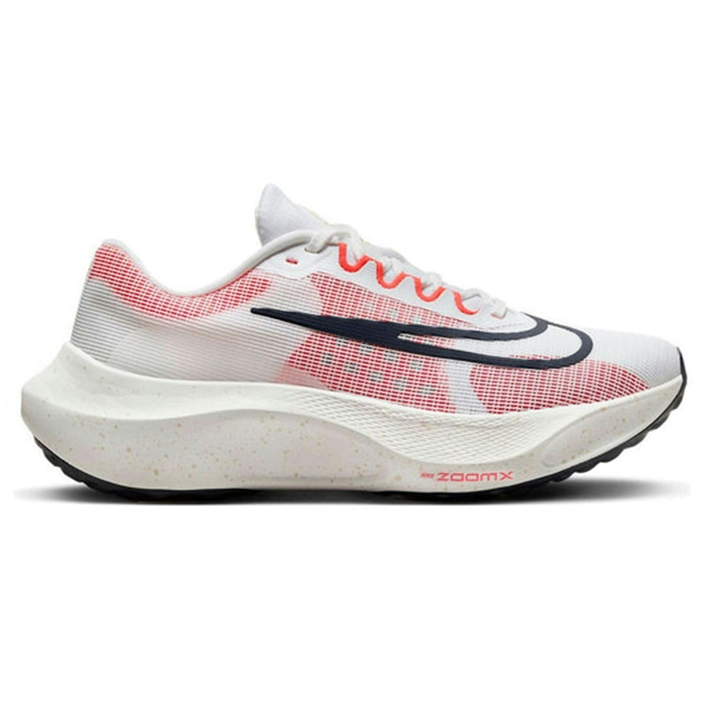 Nike Zoom Fly 5 White Bright Crimson Shoes | DM8968-100