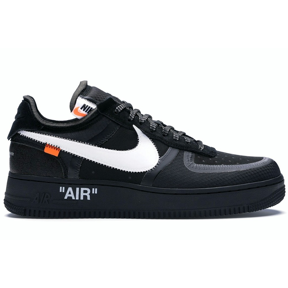 Off-White Nike Air Force 1 Low Black Sneakers - AO4606-001