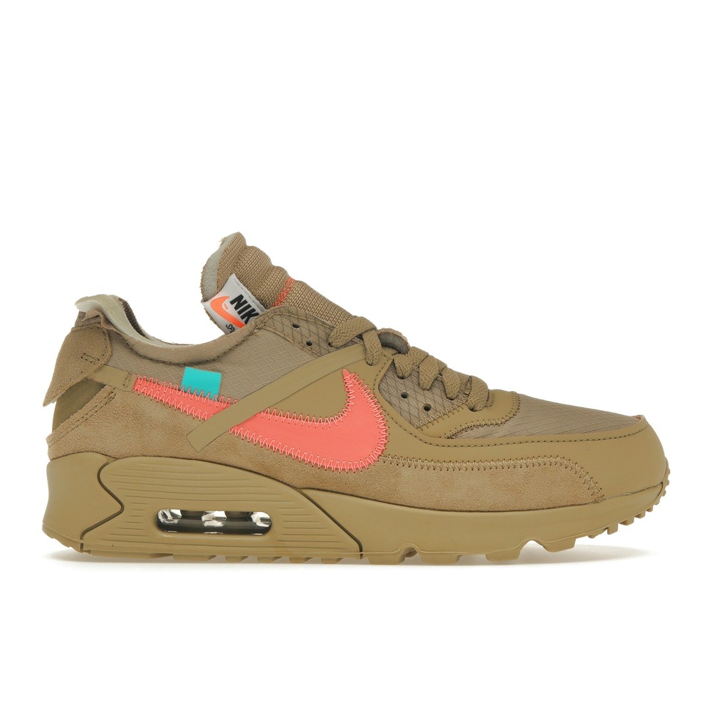 Off-White Nike Air Max 90 Desert Ore Sneakers - AA7293-200
